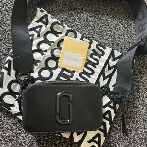 Marc Jacobs Black Snapshot Camera Crossbody Bag